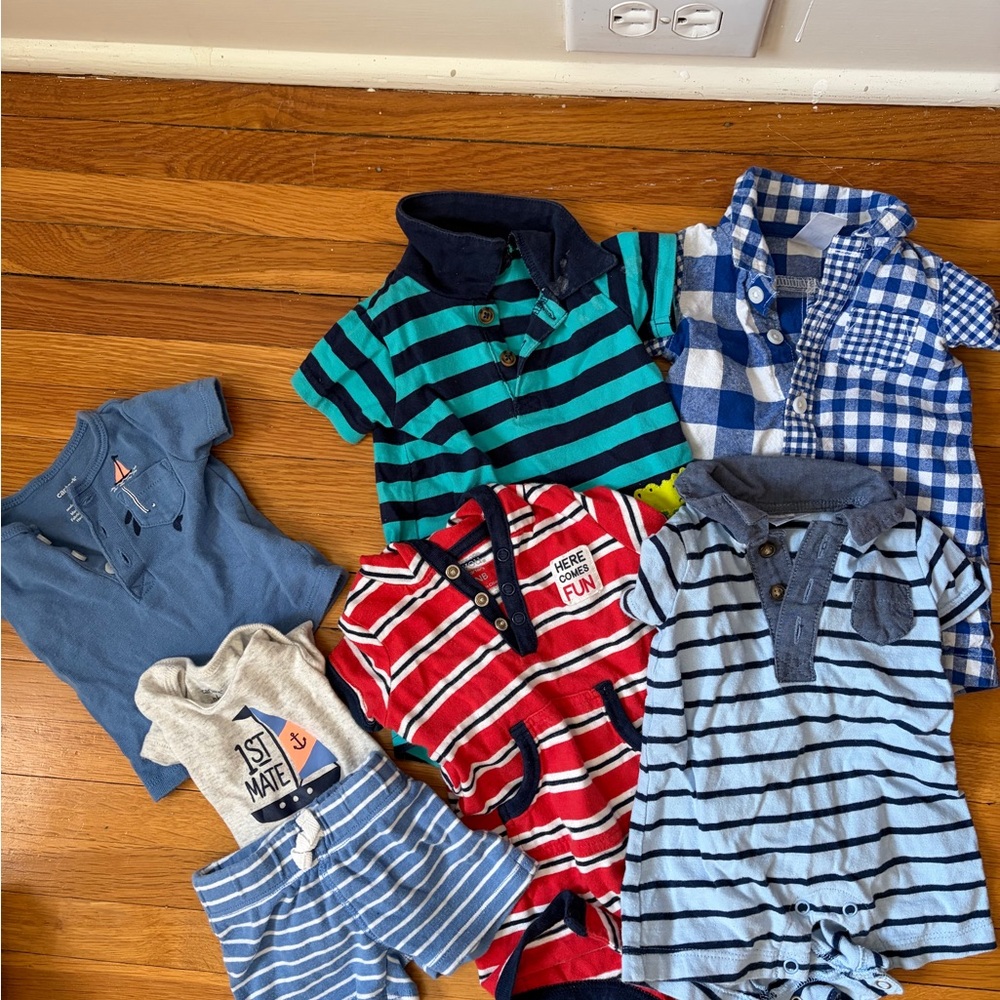 Bundle of Newborn Boy Rompers